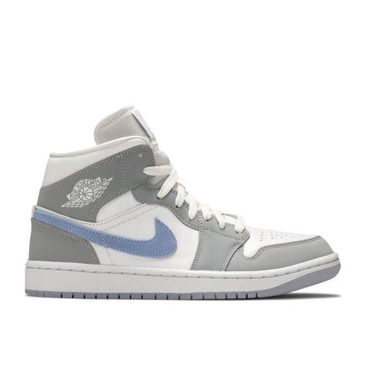 Air Jordan 1 Mid ‘Wolf Grey Aluminum’ Everlasting Sneaker