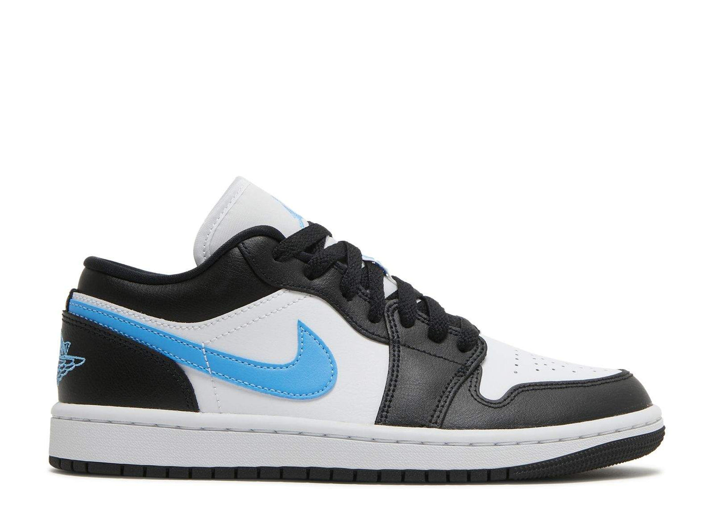 Air Jordan 1 Low ‘Black University Blue’ Revered Footwear