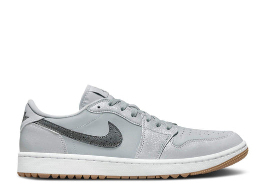 Air Jordan 1 Low Golf Wolf Grey Gum Unfading Sneaker