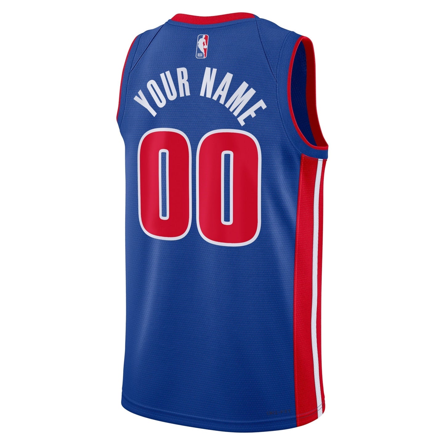 Detroit Pistons Nike Unisex Swingman Custom Jersey Blue - Icon Edition